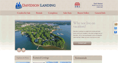 Desktop Screenshot of davidsonlanding.com