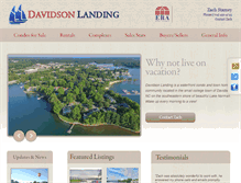 Tablet Screenshot of davidsonlanding.com